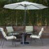 naivasha 4 seater outdoor dining table + 4 chairs + umbrella