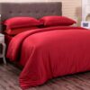 viola lacquer red single duvet cover + 1 pillow case