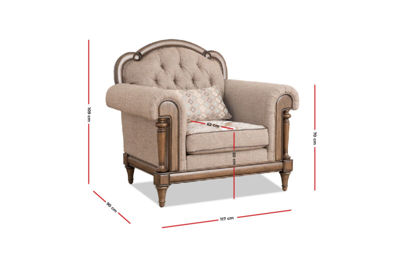 norfolk 7 seater fabric sofa (3+2+1+1)