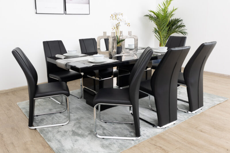 santorini dining table + 8 chairs