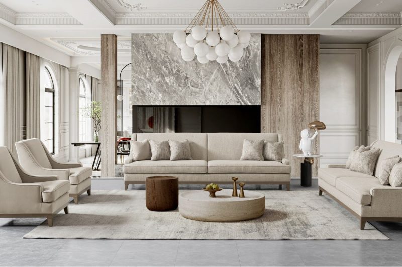 ALBION 9 Seater Fabric Sofa (4+3+1+1)