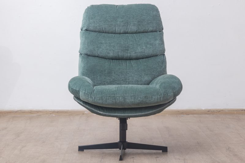 debbie swivel lounge chair + footstool