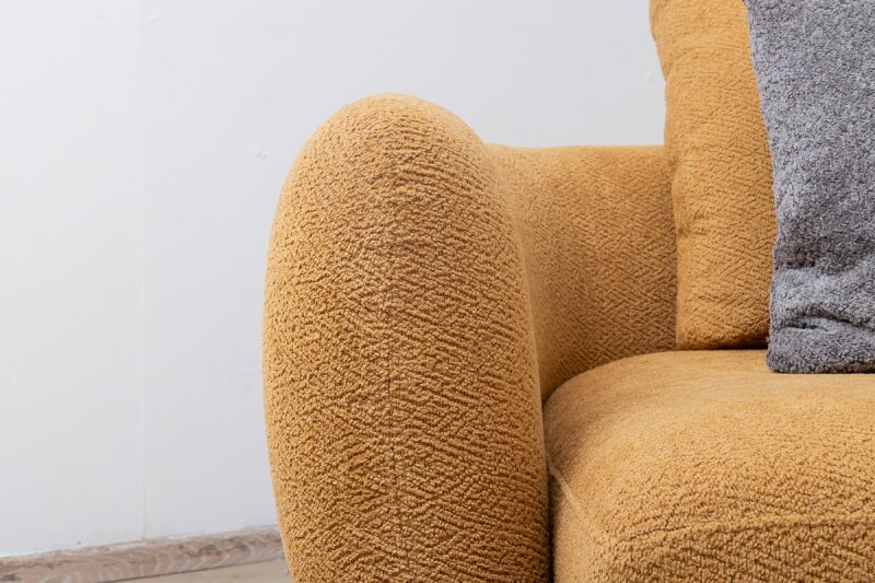 swan fabric corner sofa