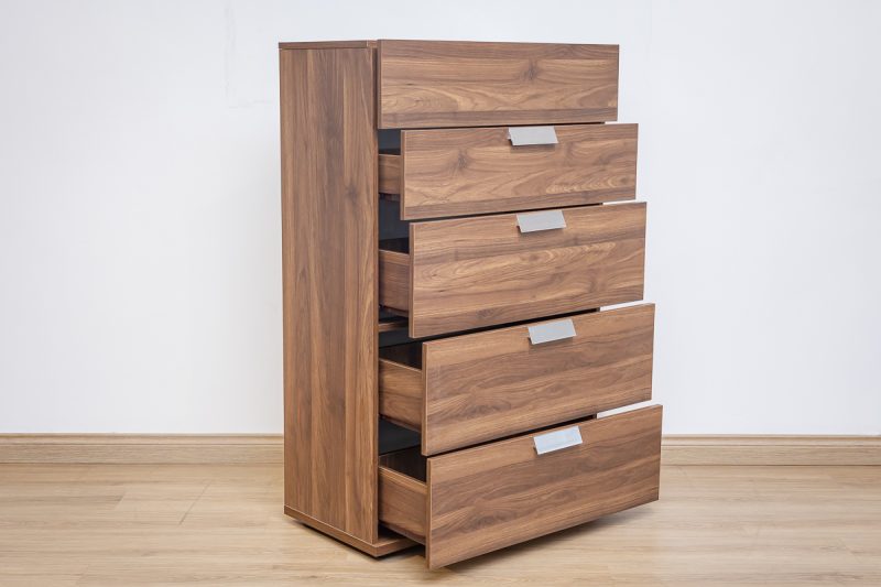 sahara package - king bed + 2 nightstands + chest of drawers + dresser mirror