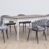 basalto dining table + 6 malaika chairs