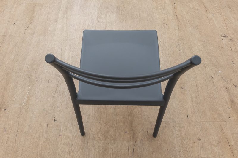 trent arm chair - dark grey