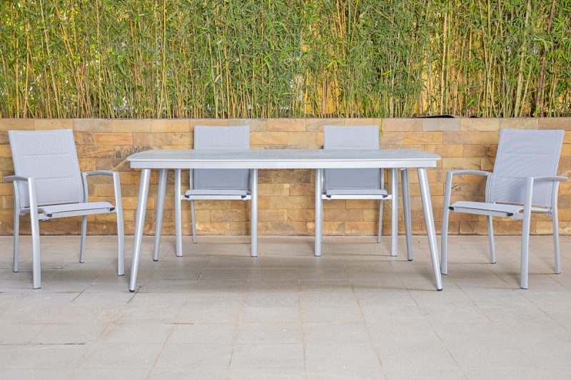 nod outdoor dining table + 6 chairs (copy)