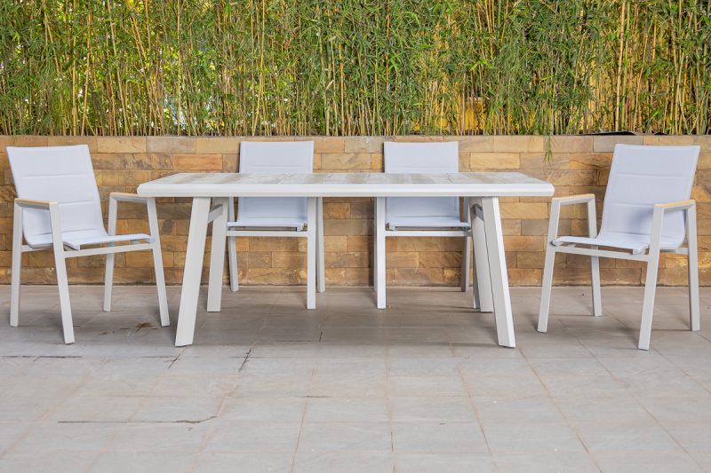 atlantic outdoor dining table + 6 chairs
