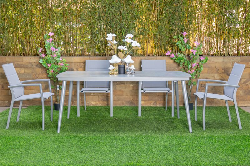 nod outdoor dining table + 6 chairs (copy)