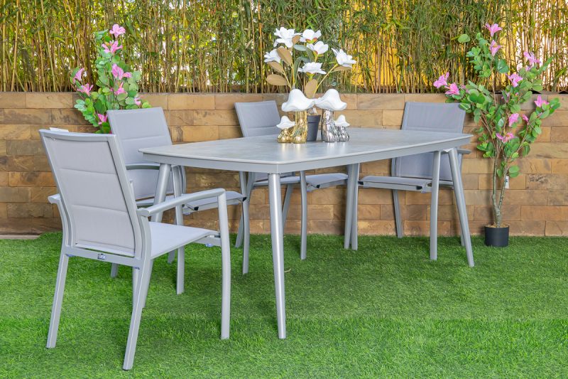 nod outdoor dining table + 6 chairs (copy)