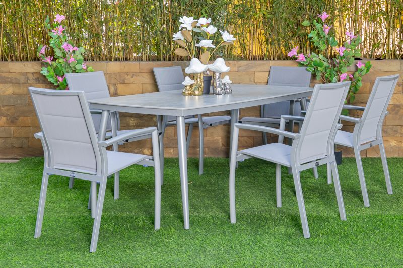 nod outdoor dining table + 6 chairs (copy)