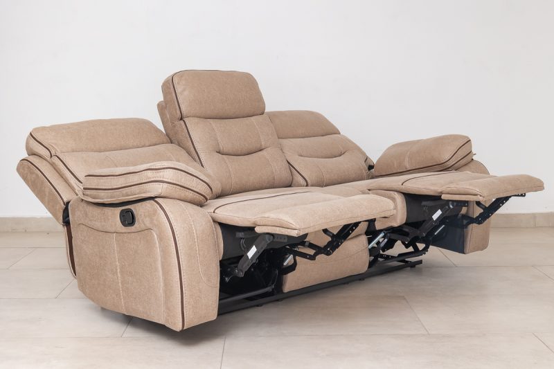 san antonio 7 seater fabric recliner sofa (3+2+1+1)