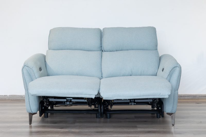 quin 7 seater electric fabric recliner sofa (3+2+1+1)