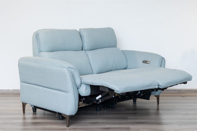 quin 7 seater electric fabric recliner sofa (3+2+1+1)