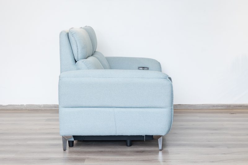 quin 7 seater electric fabric recliner sofa (3+2+1+1)