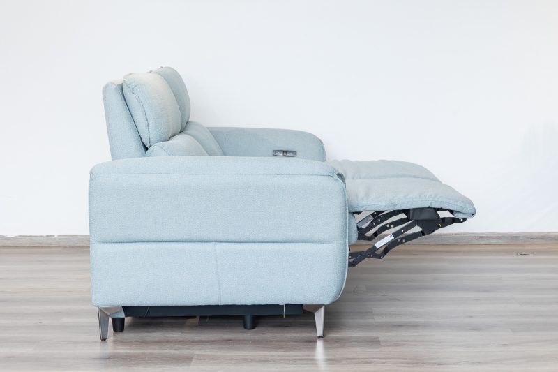 quin 7 seater electric fabric recliner sofa (3+2+1+1)