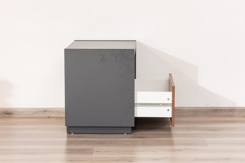 bianca king bed + 2 nightstands