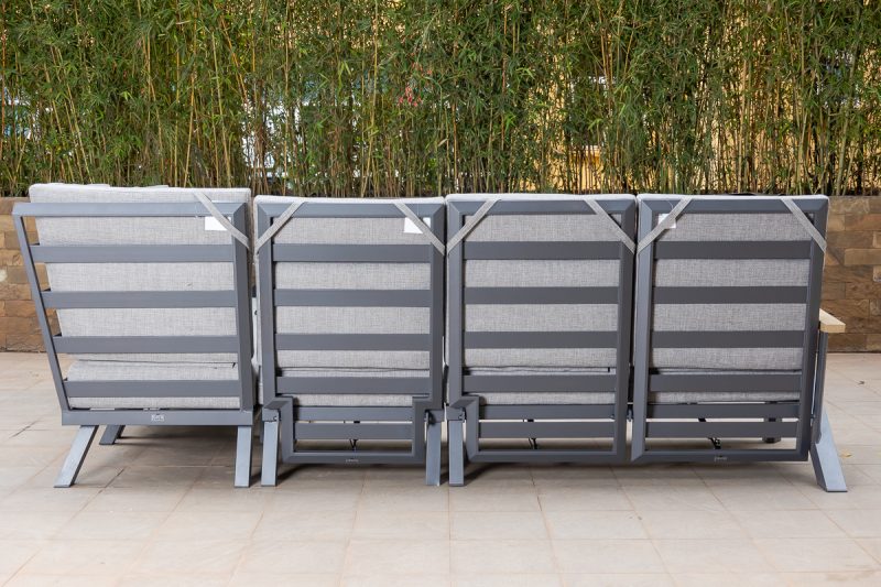 burford outdoor corner sofa + coffee table