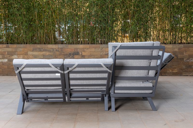 burford outdoor corner sofa + coffee table