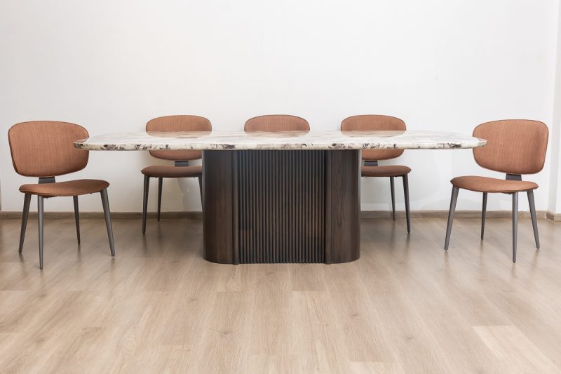 imperial dining table + 8 range chairs