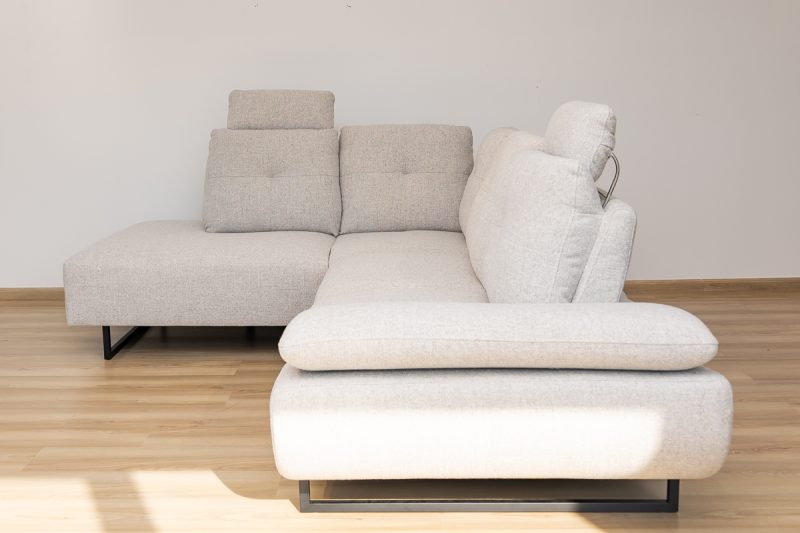 monique sectional fabric sofa