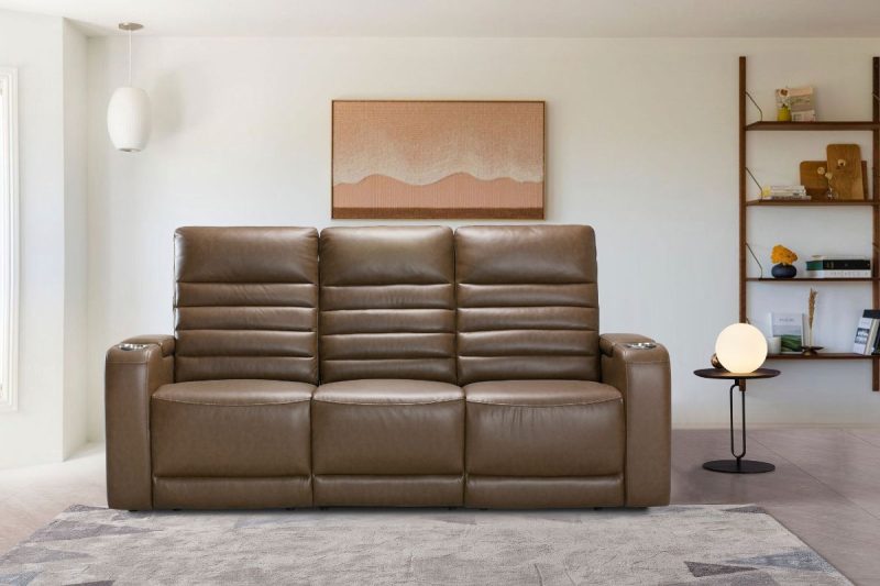 fritz 7 seater electric fabric recliner sofa (3+2+1+1)